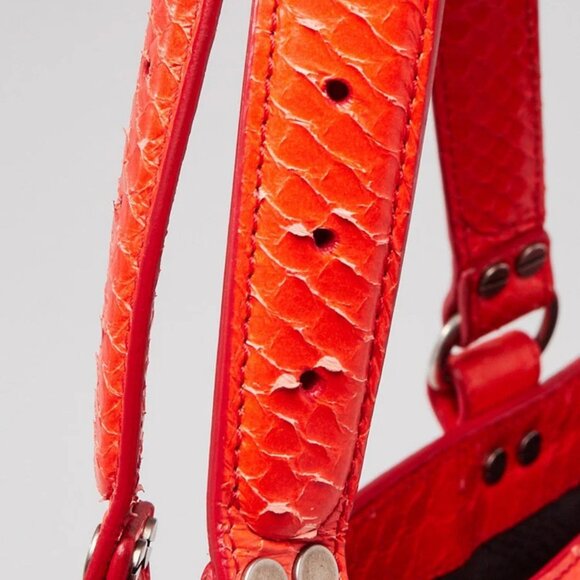 Proenza Schouler Red Python PS1 Tote Bag - Picture 10 of 12